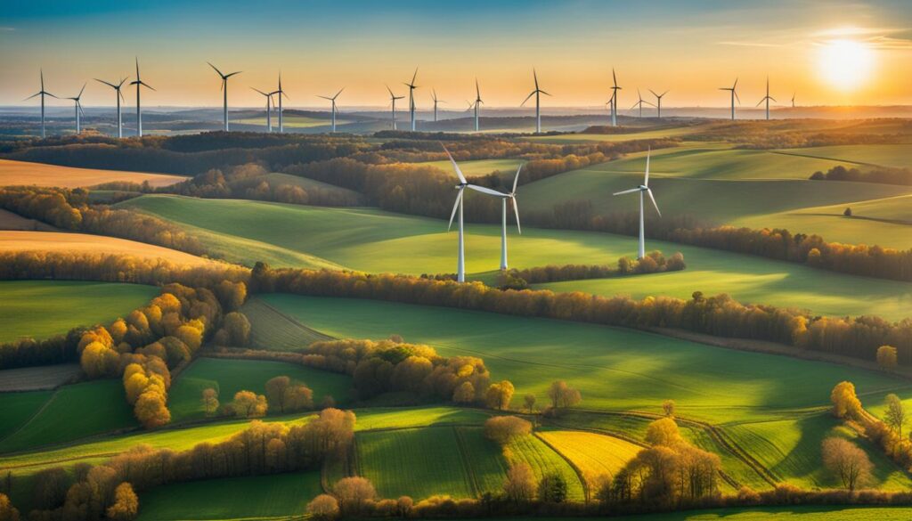 wind parks and clean energy